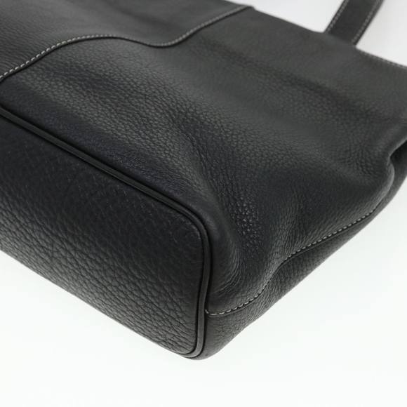 Burberrys Hand Bag Leather Black Auth bs4427 - Picture 15 of 16